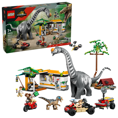 Lego Raptor  Titanosaurus Tracking Mission