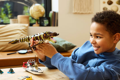 Lego BrickBuilt Mosasaurus Boat Mission