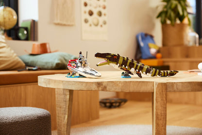 Lego BrickBuilt Mosasaurus Boat Mission