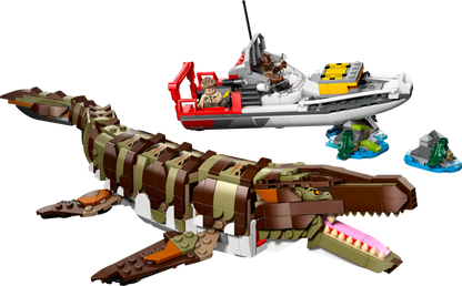 Lego BrickBuilt Mosasaurus Boat Mission