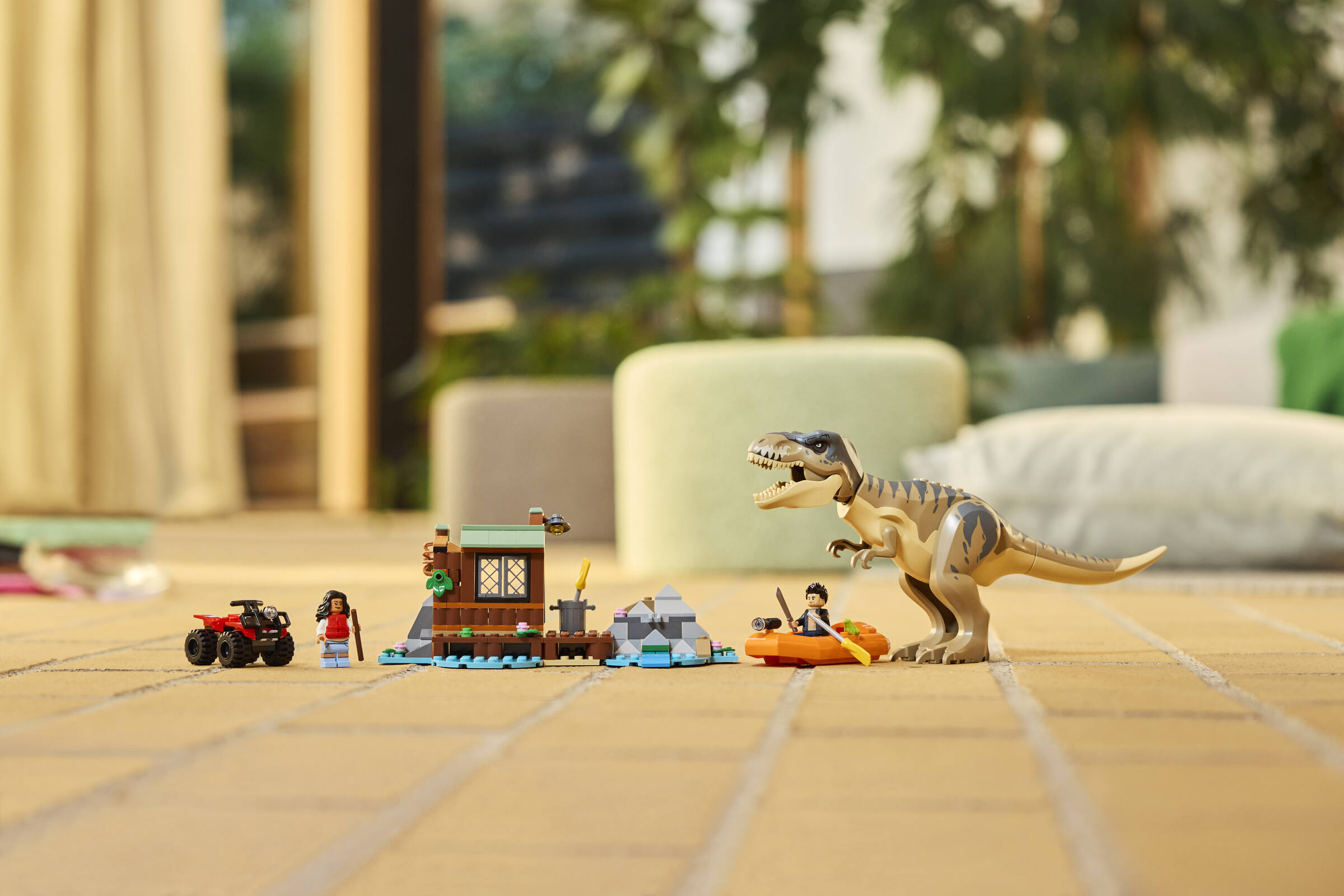 Lego T rex River Escape