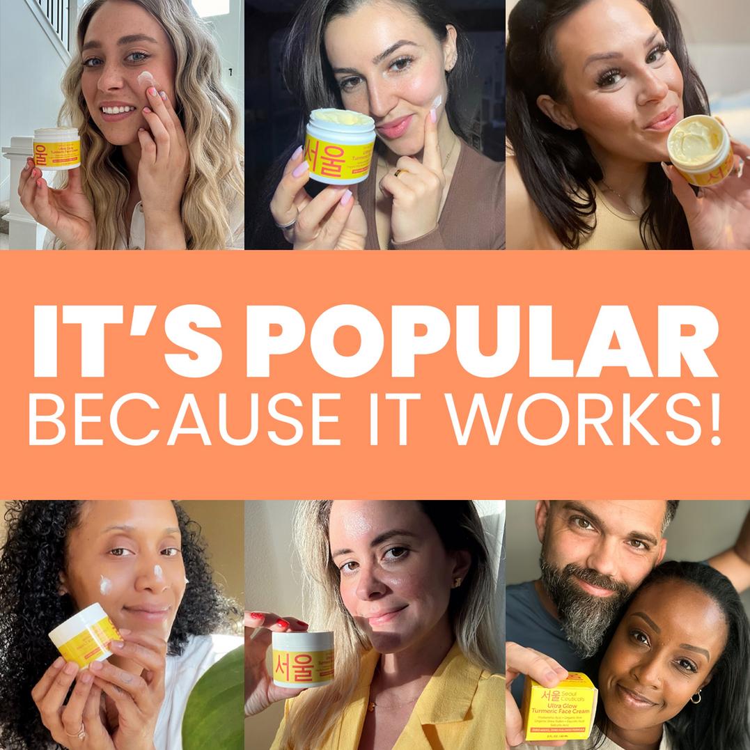 Seoul Ceuticals Korean Skin Care Ultra Glow Turmeric Face Cream