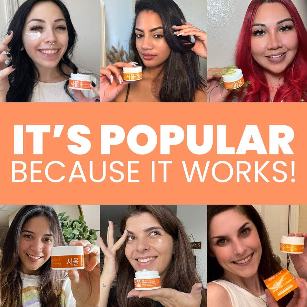 Seoul Ceuticals Korean Skin Care Snail Eye Cream