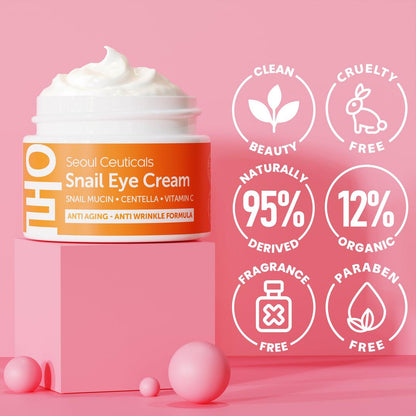 Seoul Ceuticals Korean Skin Care Snail Eye Cream