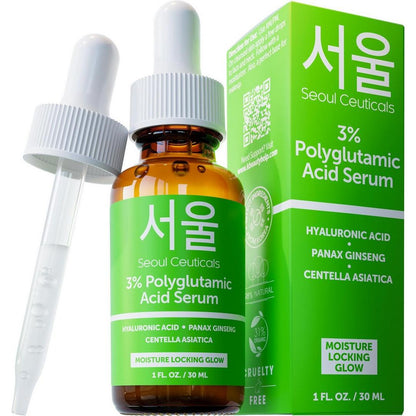 Seoul Ceuticals Korean Skin Care 3% Polyglutaimic Acid Serum