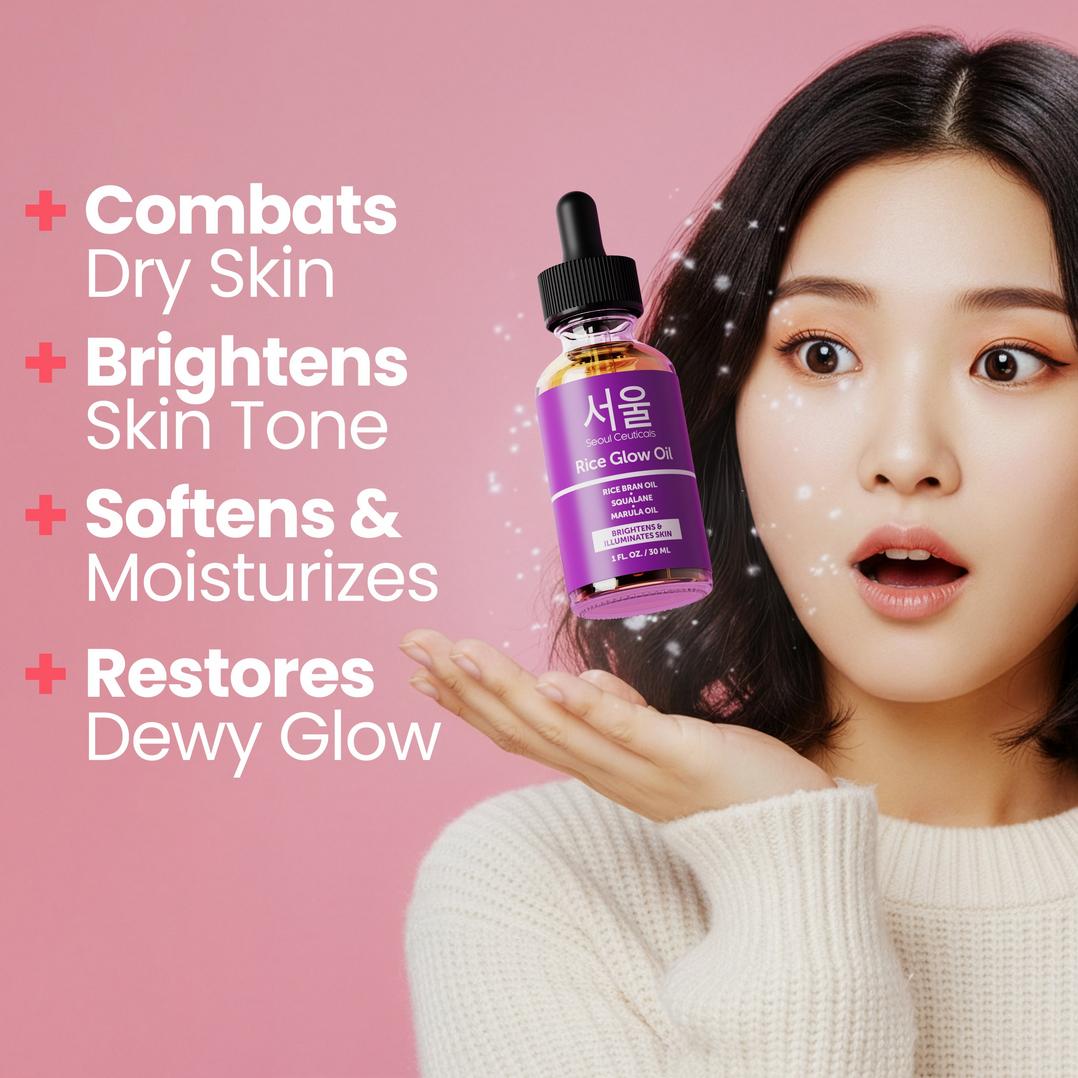 Seoul Ceuticals Korean Skin Care Rice Glow Oil