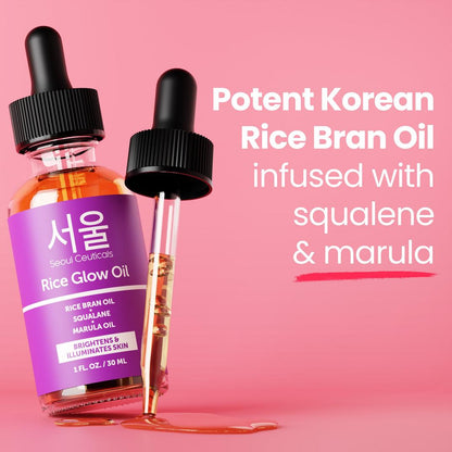 Seoul Ceuticals Korean Skin Care Rice Glow Oil