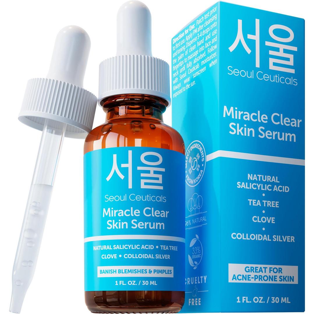 Seoul Ceuticals Korean Skin Care Miracle Clear Skin Serum