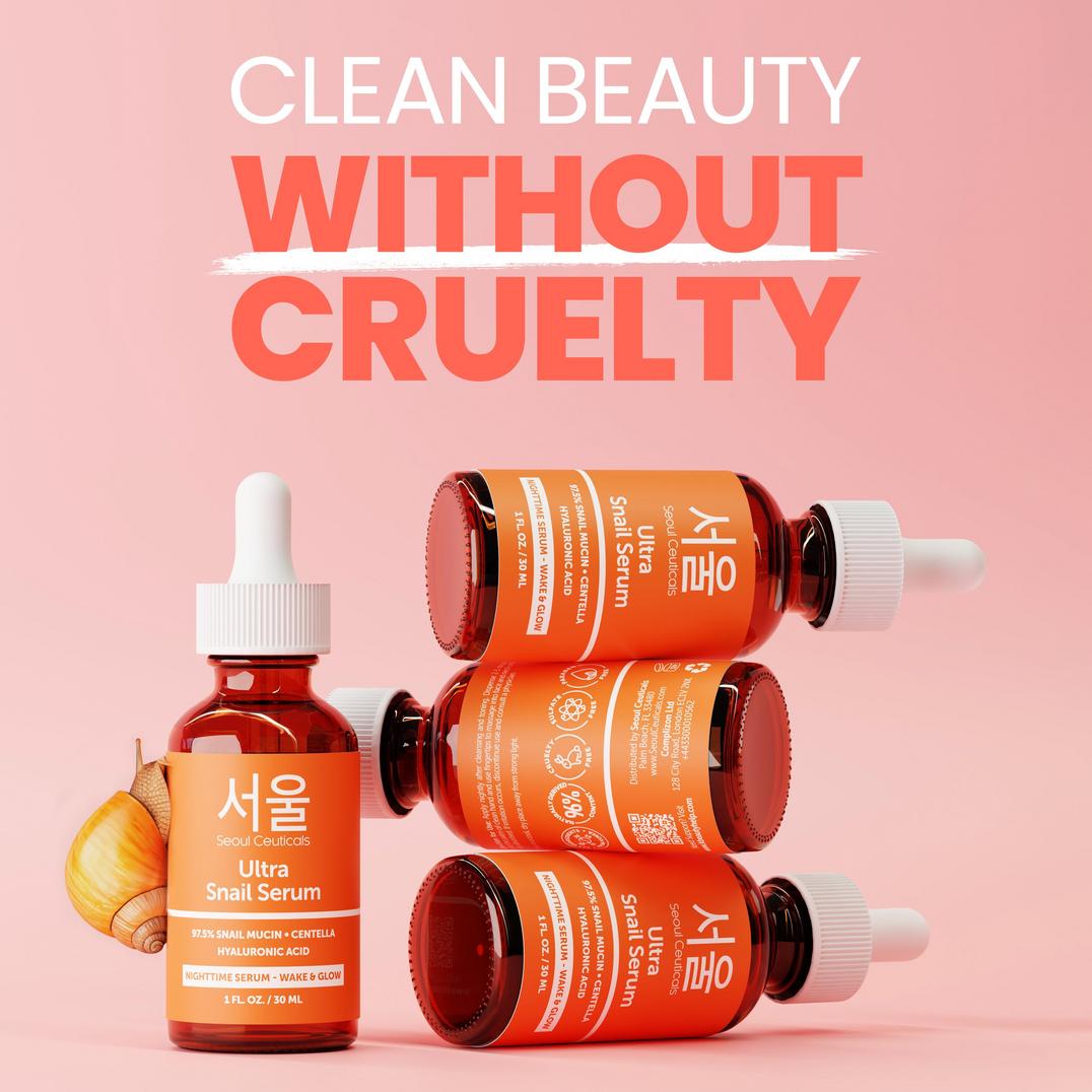 Seoul Ceuticals Korean Skin Care Ultra Snail Serum