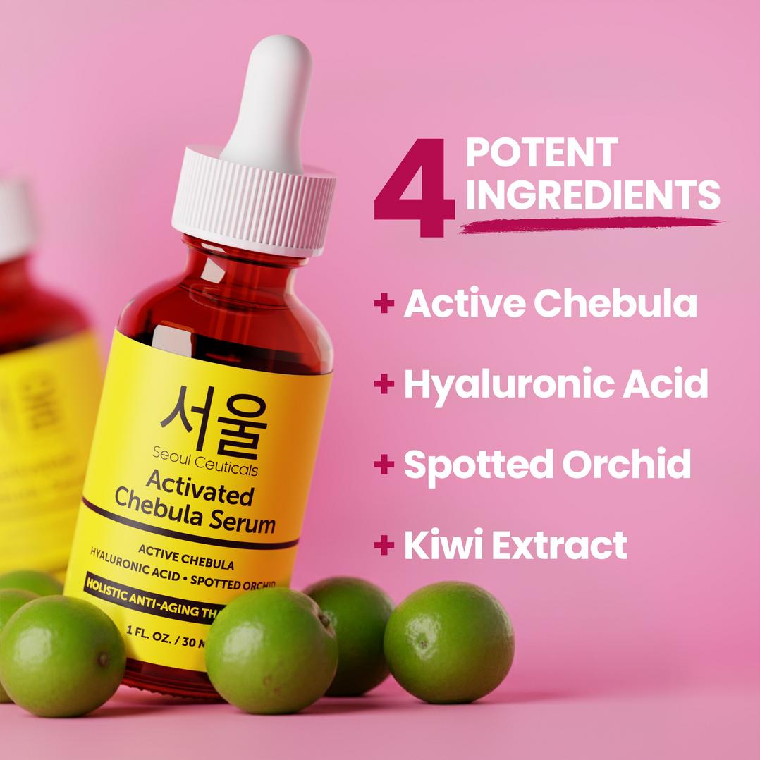 Seoul Ceuticals Korean Skin Care Activated Chebula Serum
