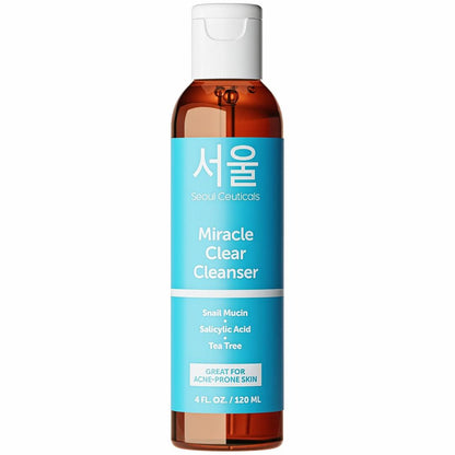 Seoul Ceuticals Korean Skin Care Miracle Clear Cleanser