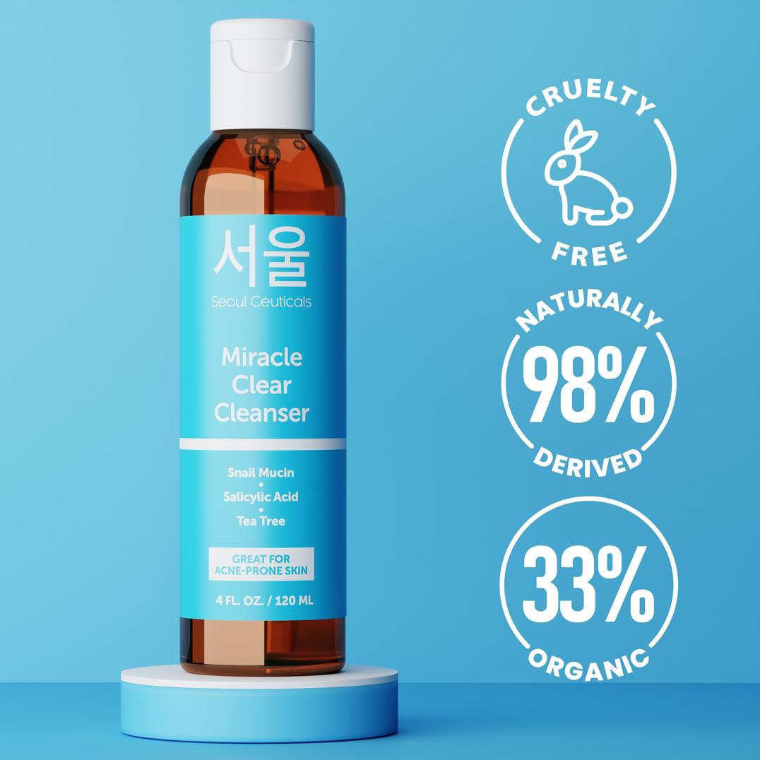 Seoul Ceuticals Korean Skin Care Miracle Clear Cleanser