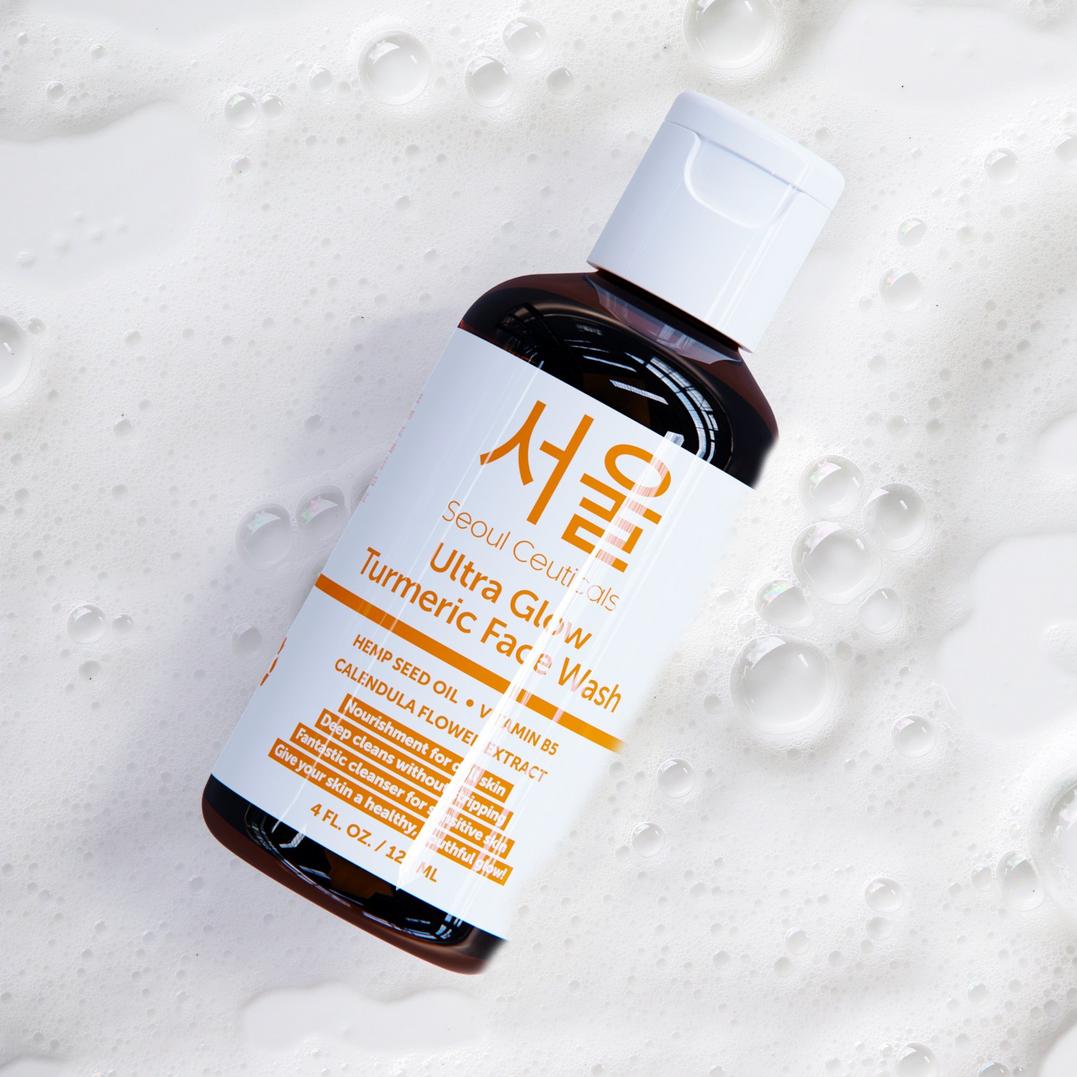 Seoul Ceuticals Korean Skin Care Ultra Glow Turmeric Face Wash
