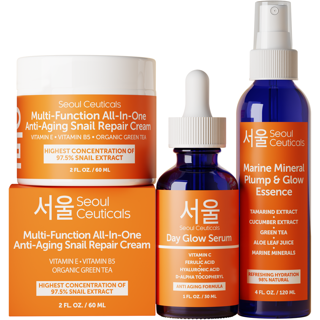 Seoul Ceuticals Korean Skin Care K-Beauty Power Trio