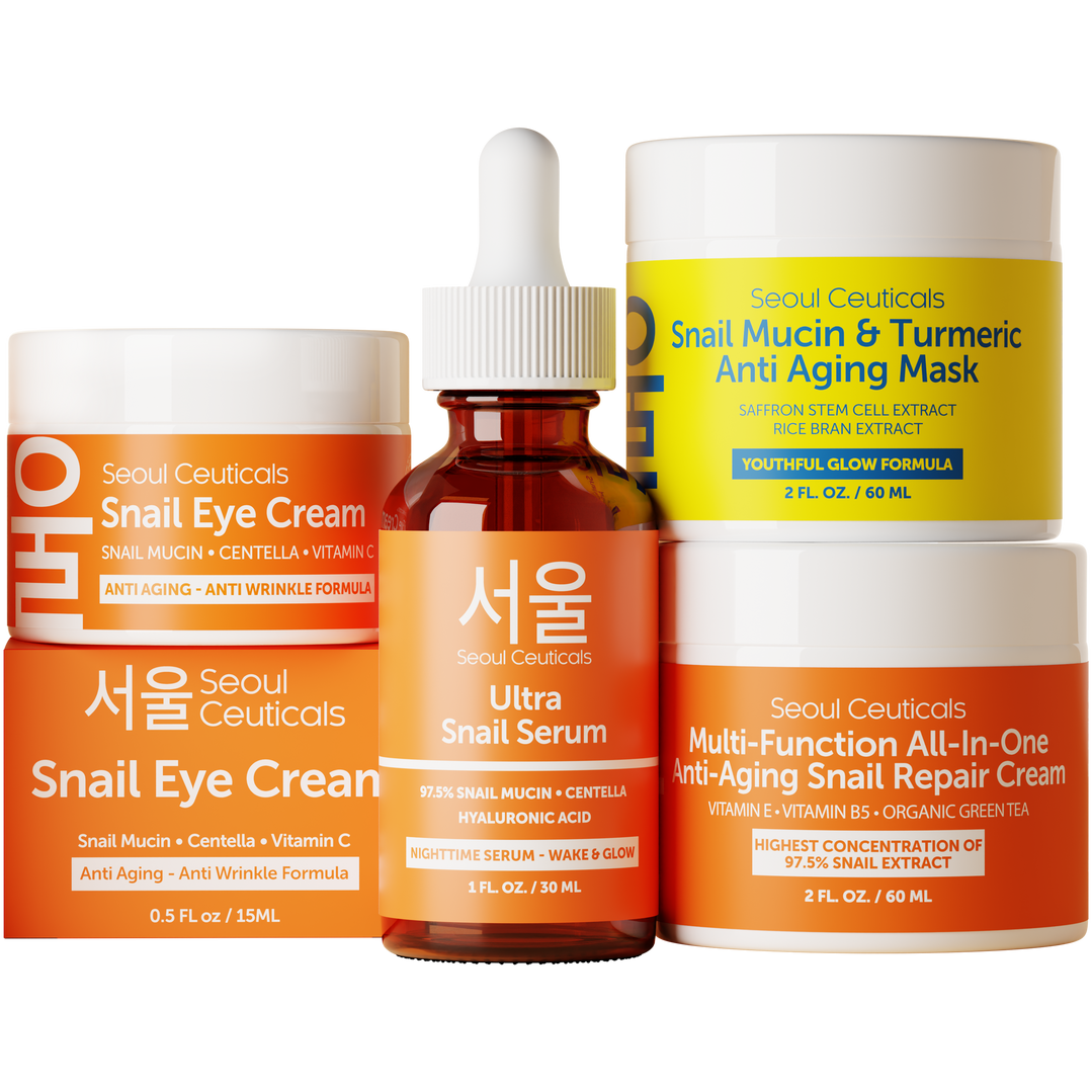 Seoul Ceuticals Korean Skin Care Snail Mucin Glow Kit