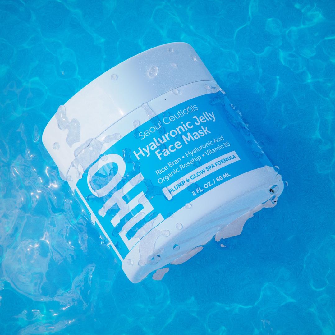 Seoul Ceuticals Korean Skin Care Hyaluronic Jelly Face Mask