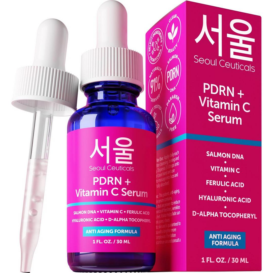 Seoul Ceuticals Korean Skin Care PDRN + Vitamin C Serum