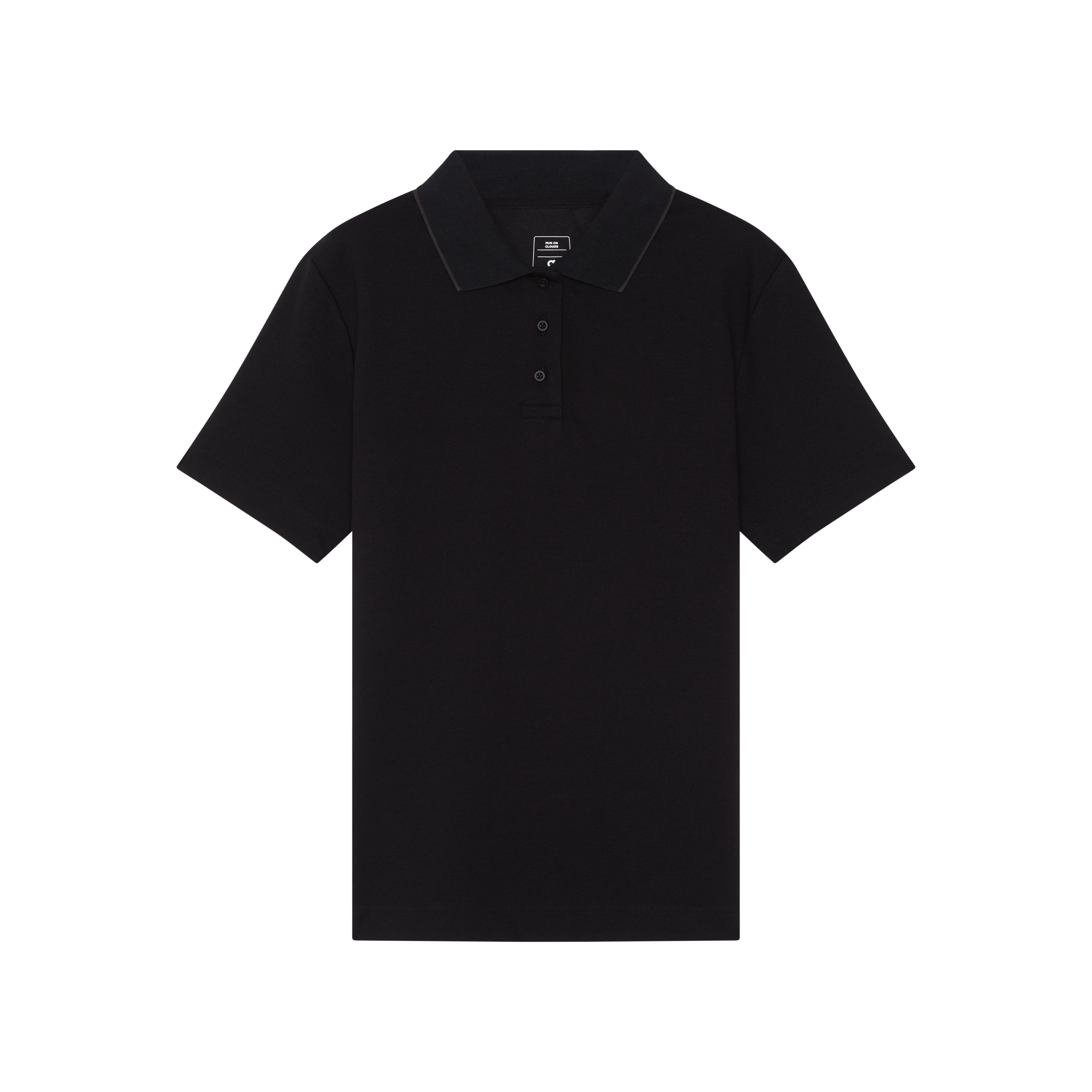 On Courtside Polo Black | Eclipse (Women'S)