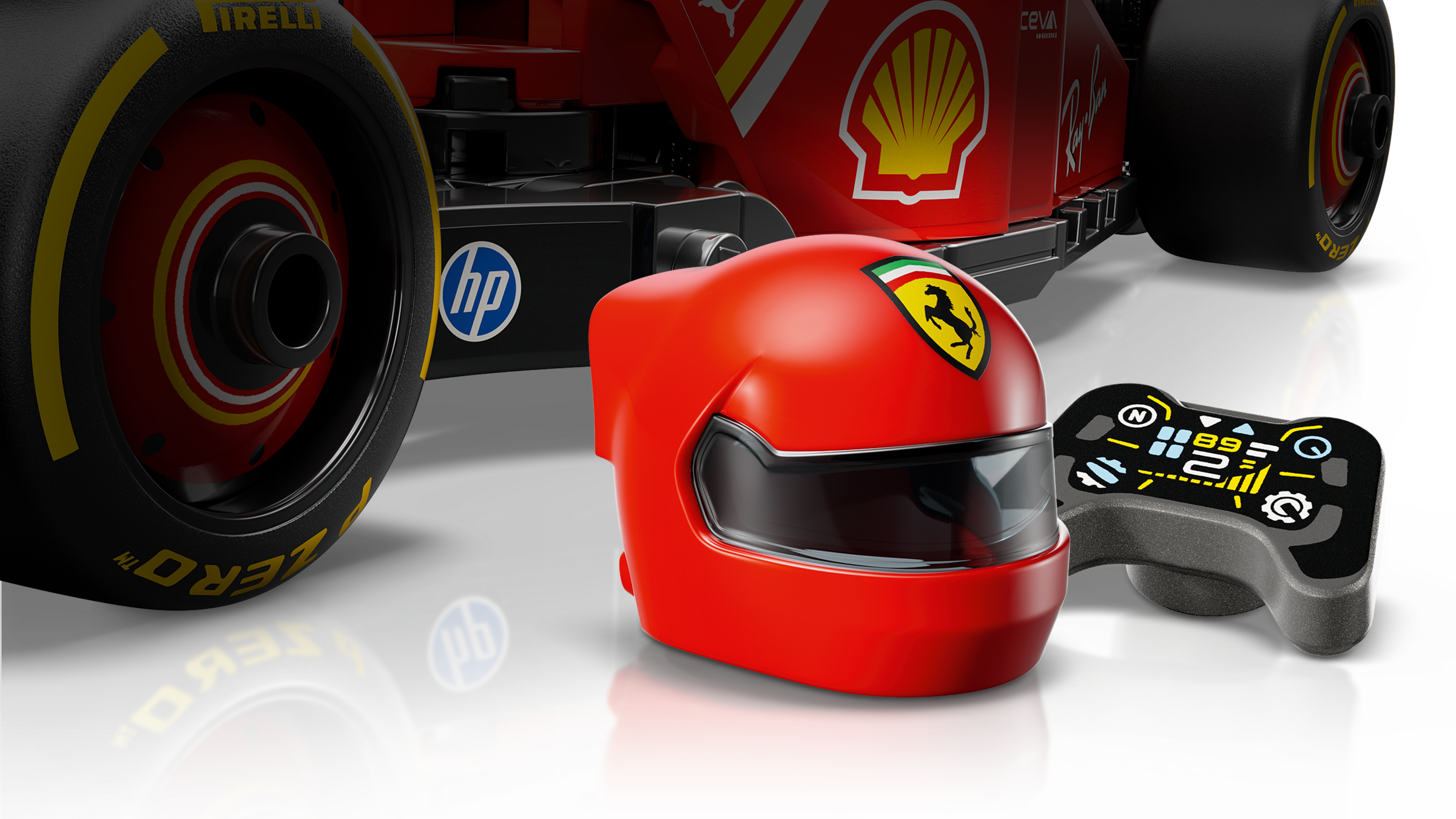 Lego Ferrari SF24 F1 Race Car