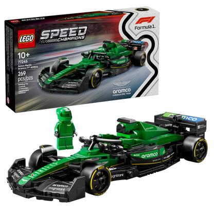 Lego Aston Martin Aramco F1 AMR24 Race Car