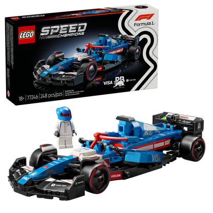 Lego Visa Cash App RB VCARB 01 F1 Race Car