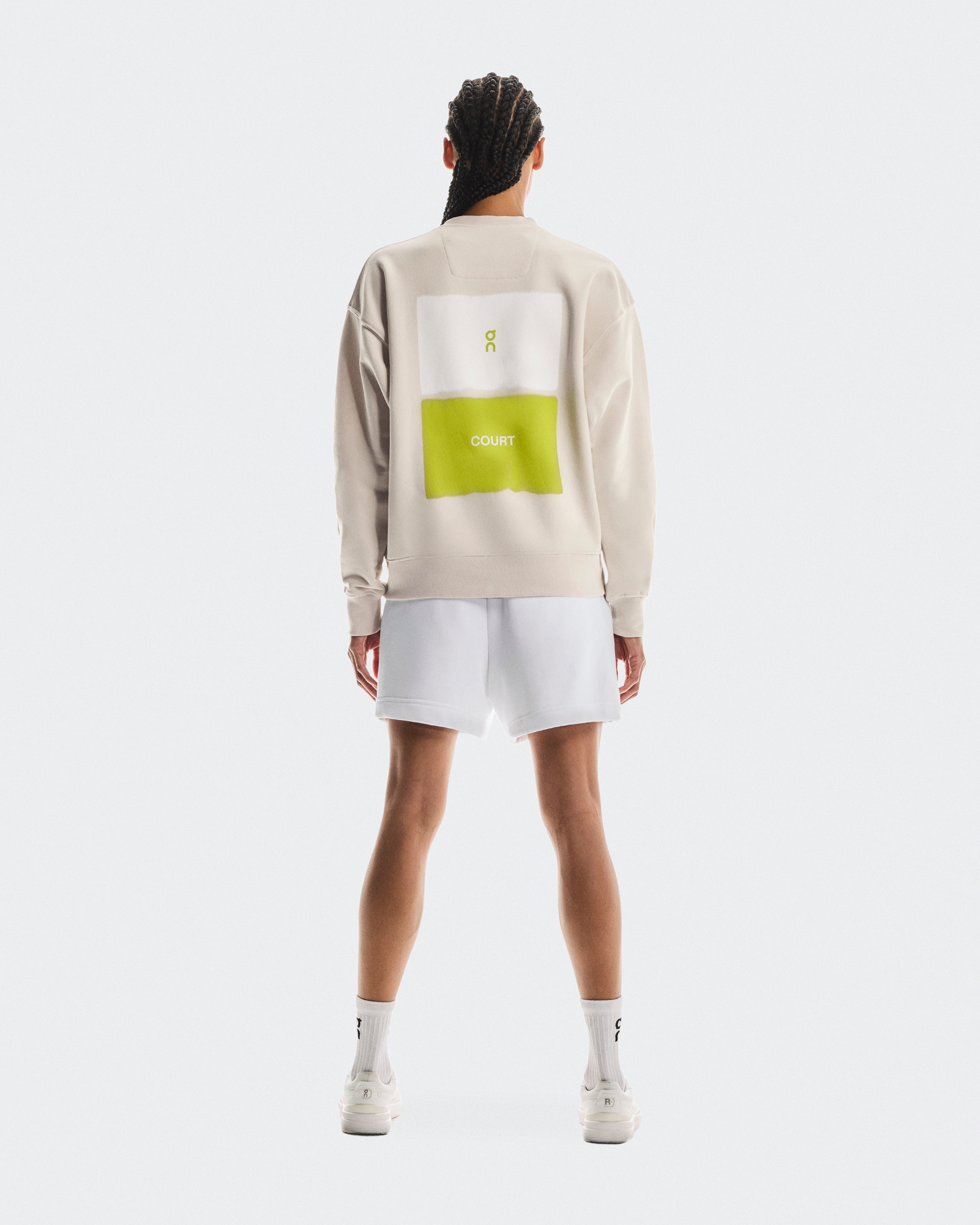 On Club Crew Graphic Silver (Women's)