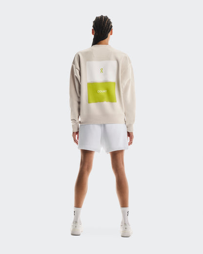 On Club Crew Graphic Silver (Women's)