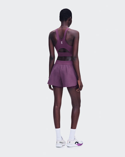 On 3" Court Shorts 2-In-1 Cassis (Women'S)