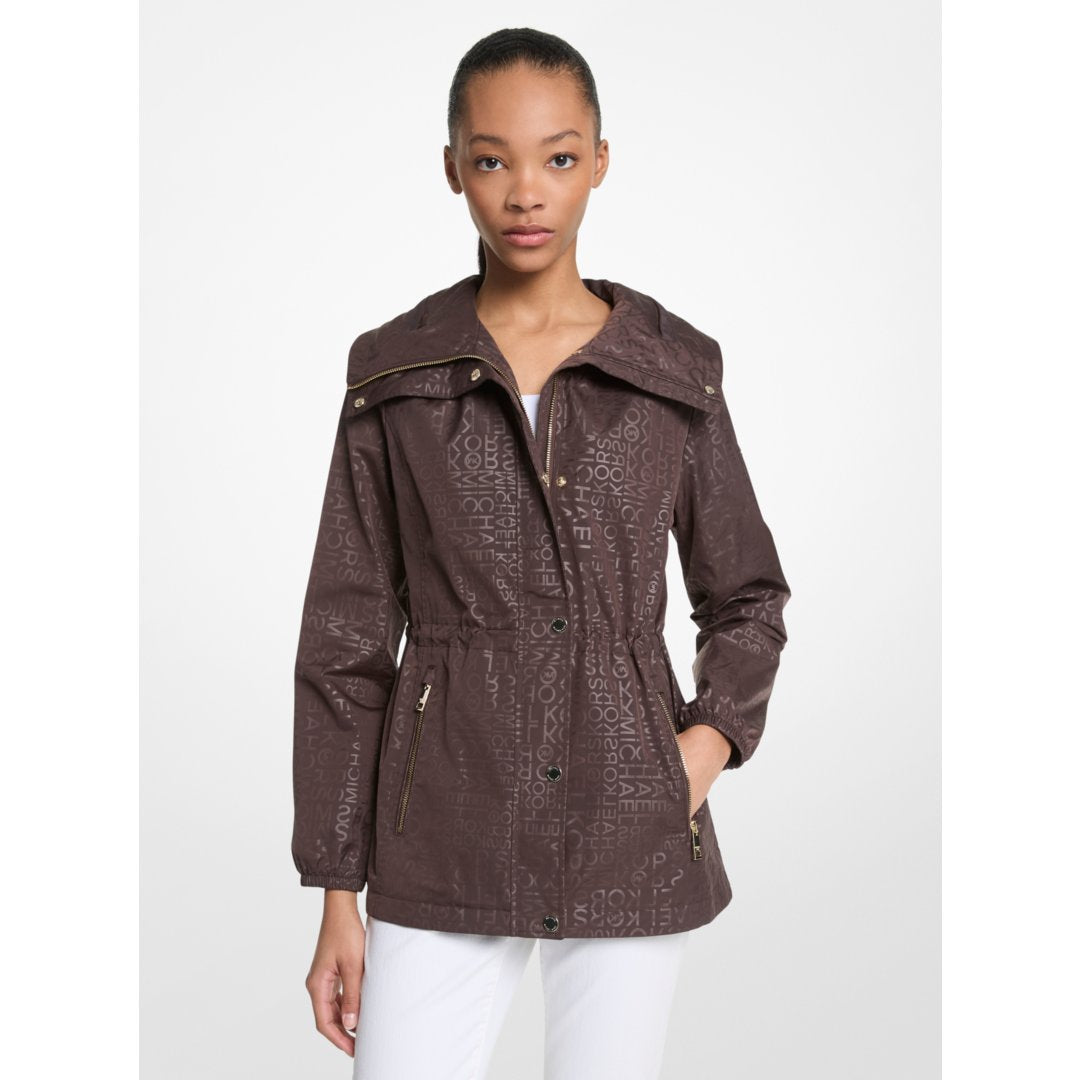 Michael Kors Logo Anorak CHOCOLATE