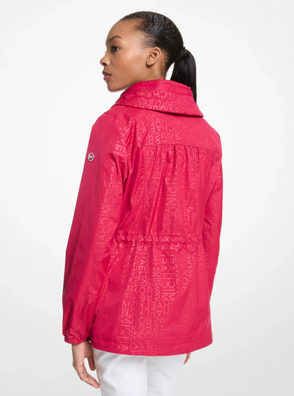 Michael Kors Logo Anorak DARKRASPBERRY
