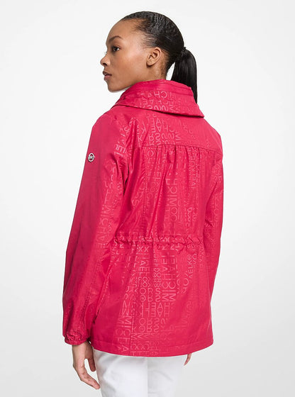 Michael Kors Logo Anorak DARKRASPBERRY