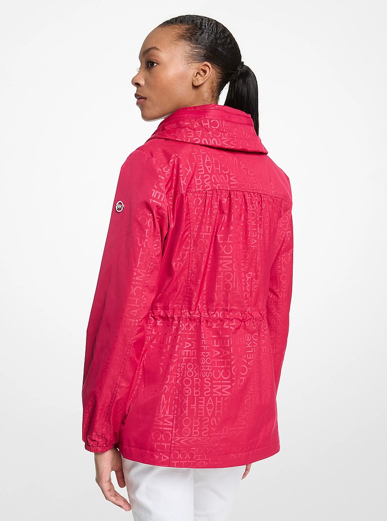 Michael Kors Logo Anorak DARKRASPBERRY