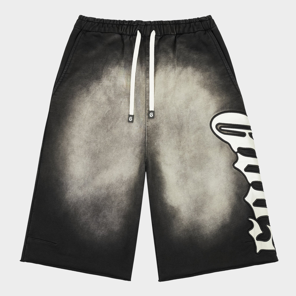 Godspeed OG Logo 3QTR Shorts (Black / Wash)