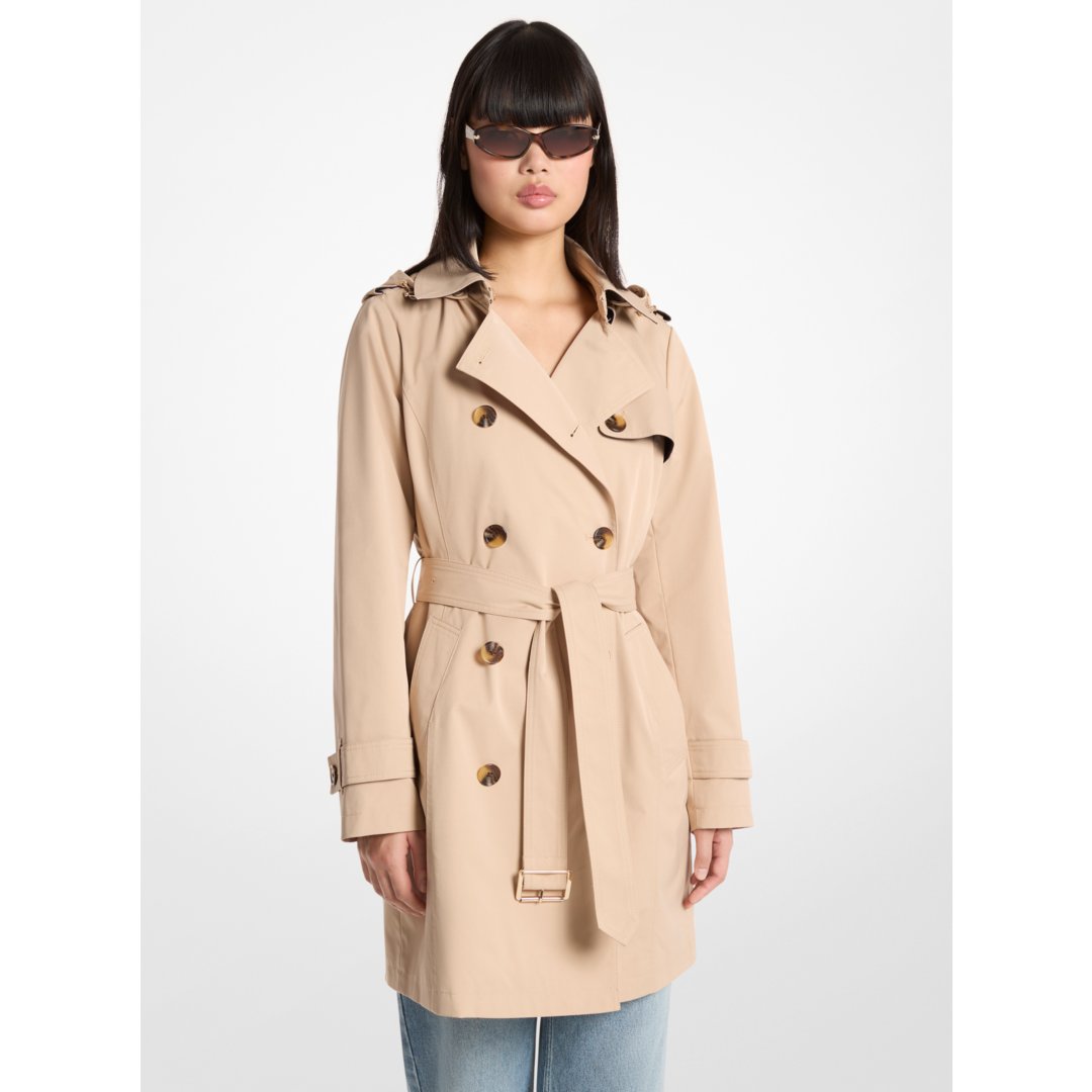 Michael Kors Belted Trench Coat BUFF