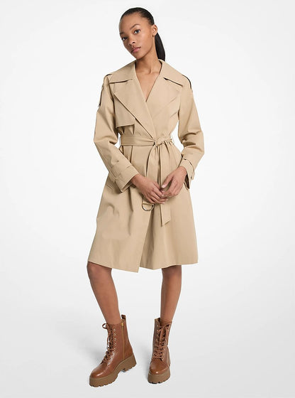 Michael Kors Belted Trench Coat KHAKI