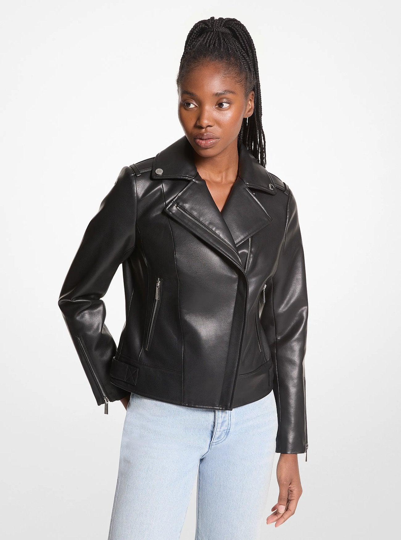Michael Kors Moto Jacket BLACK