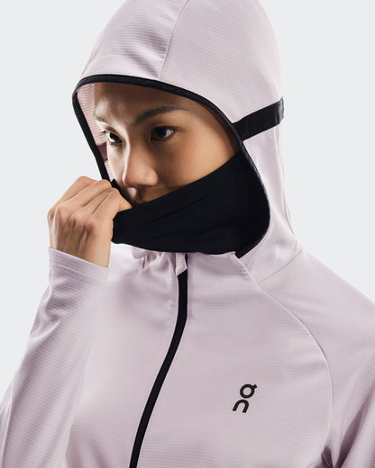On Climate Zip Hoodie Mauve (Women'S)