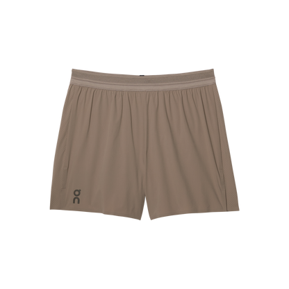 on 5" performance shorts Cinder