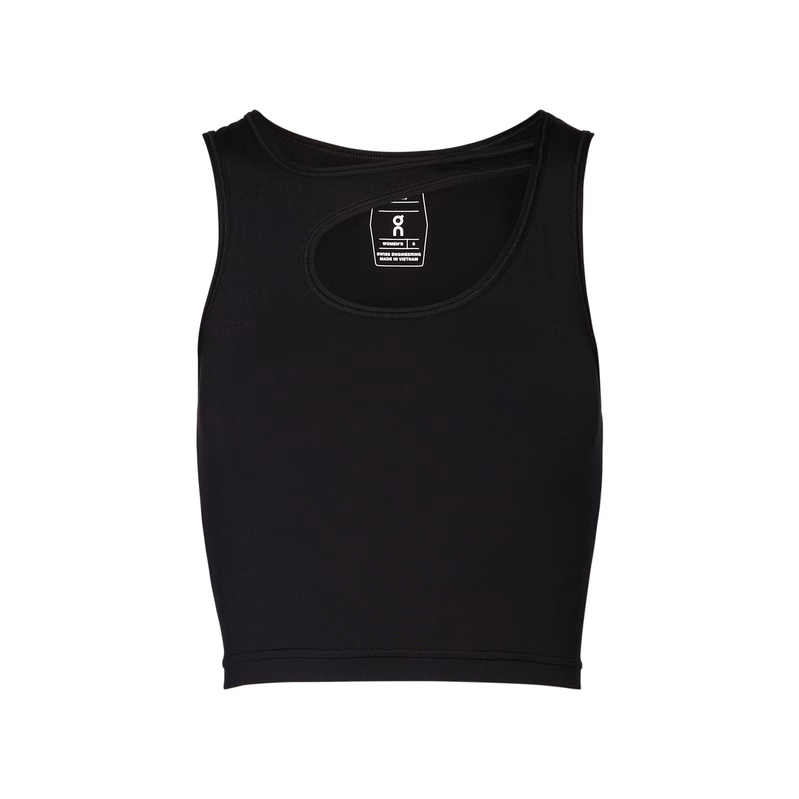 On Studio Cut-Out Crop Black (Women'S)
