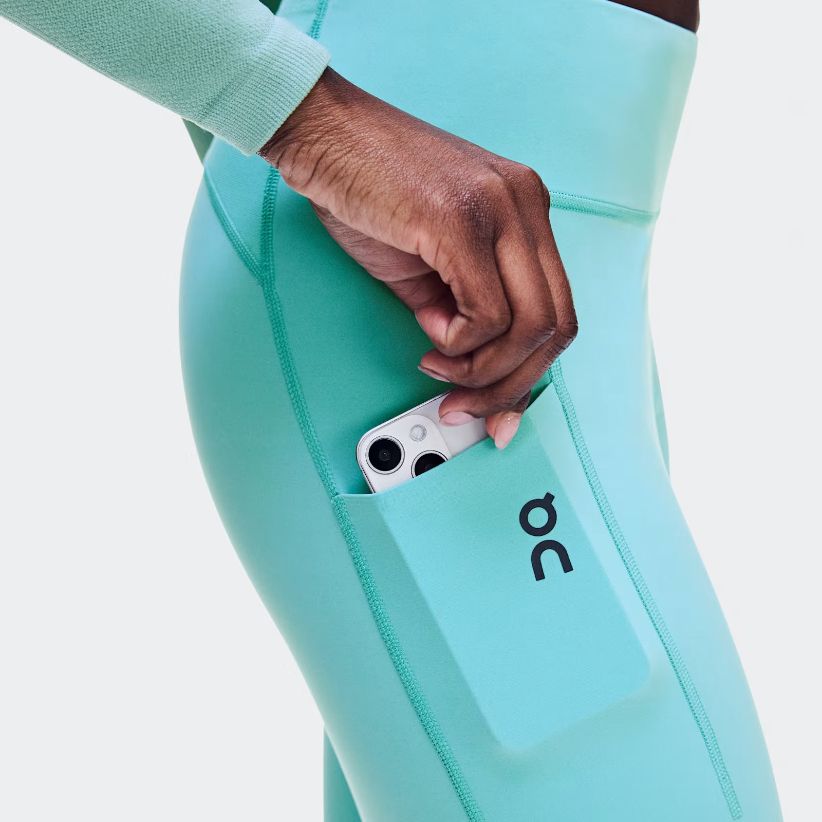 On Performance Tights 7/8 Aquamarine (Women'S)