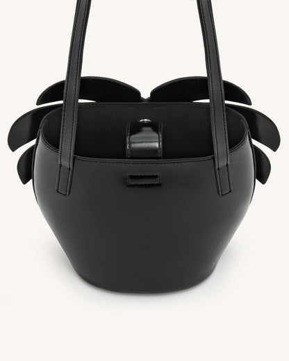 Jw Pei Cecelia Leaf Shape Shoulder Bag Black