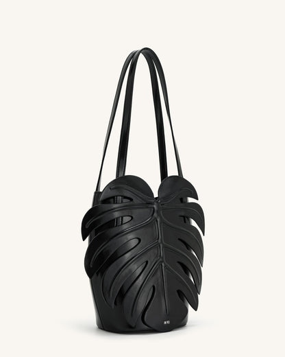 Jw Pei Cecelia Leaf Shape Shoulder Bag Black