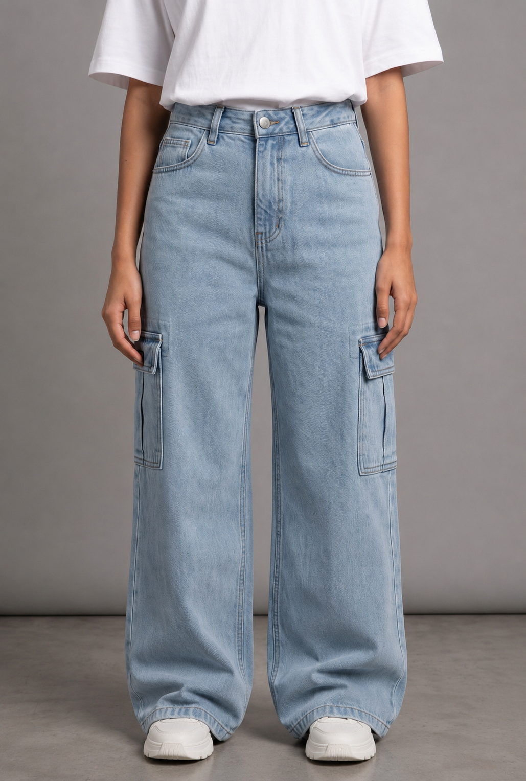 ICED DENIM WOMEN'S CARGO