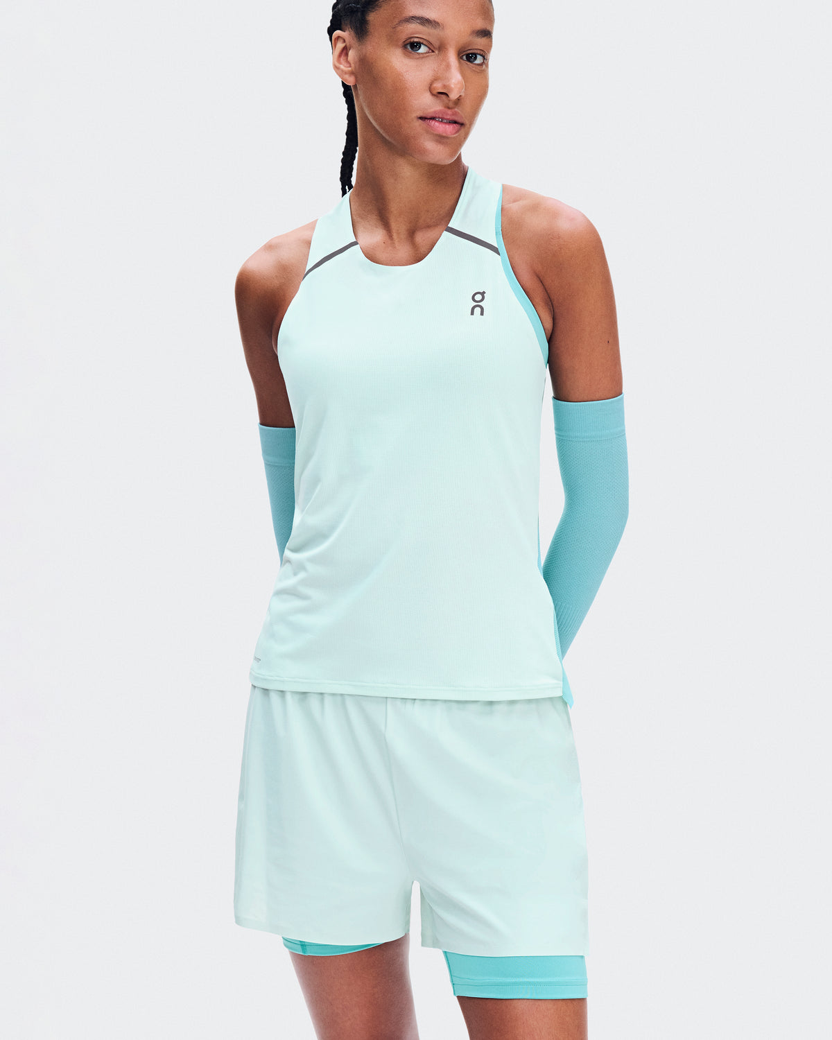 On Performance Tank Flurry | Aquamarine (Women'S)