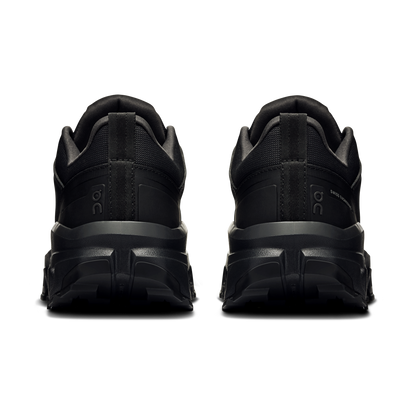 on running cloudrock low waterproof black (women's)