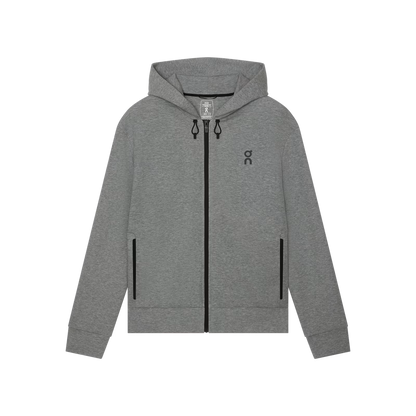 On Focus Tech Zip Hoodie Basalt
