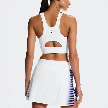 On Court Skirt Split Edge White | Black (Women'S)