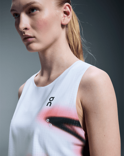 On Pace Tank Undyed-White (Women'S)