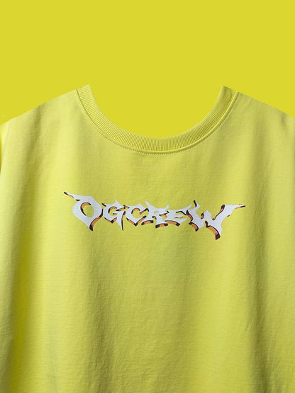 LIME YELLOW EASTERN DRAGON T-SHIRT