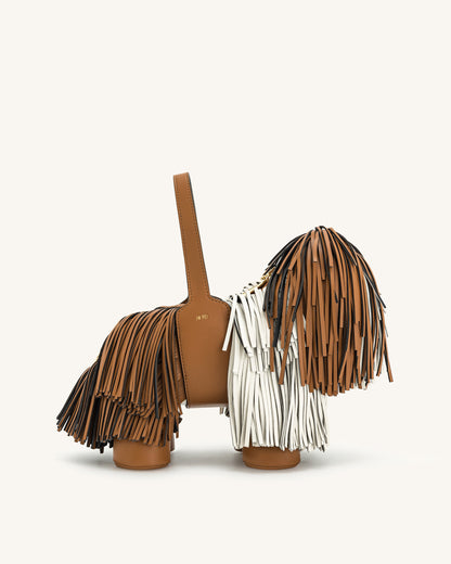 Jw Pei Nita Puppy Shape Handbag Brown
